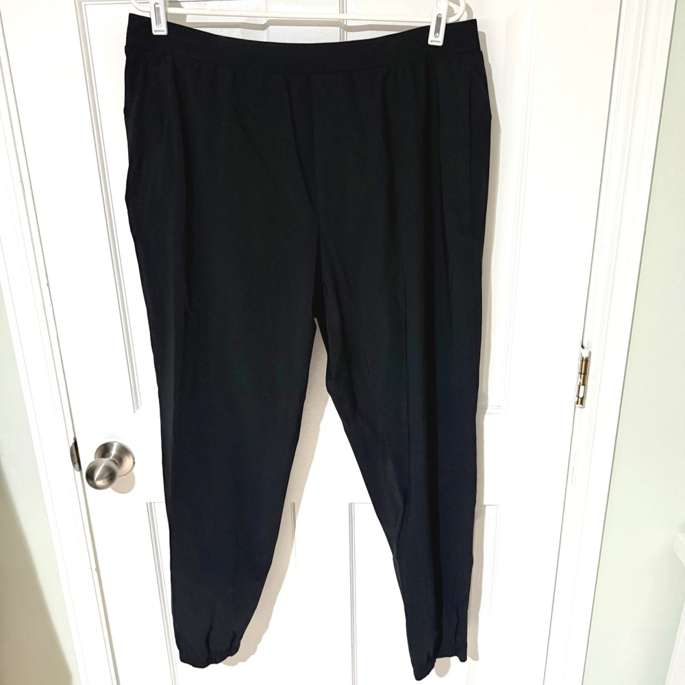 Lululemon Surge Hybrid Pant Black XXL Tapered Running Jogger LM5956S